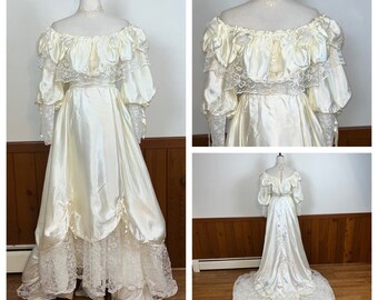 Fabuleuse robe de mariée Bridallure vintage des années 1970 !
