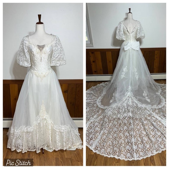 Vintage 90s wedding gown - Gem