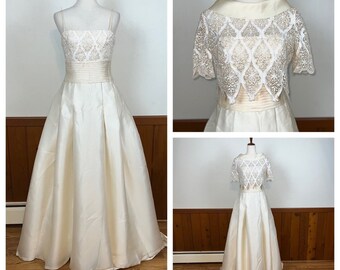 Absolutely Gorgeous Pronovias Conserva Papua Silk Wedding Gown!