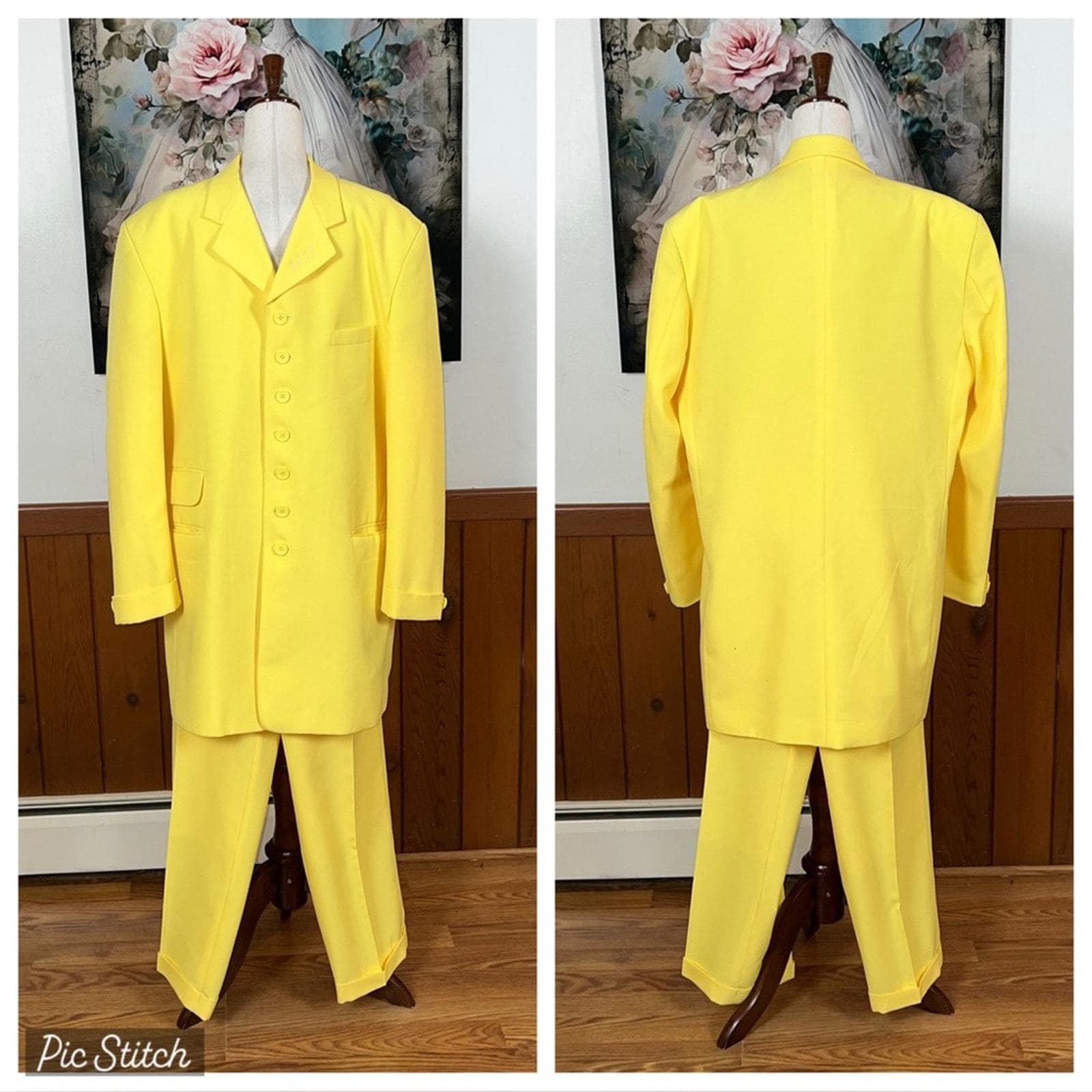 yellow suit big and tall zoot suit