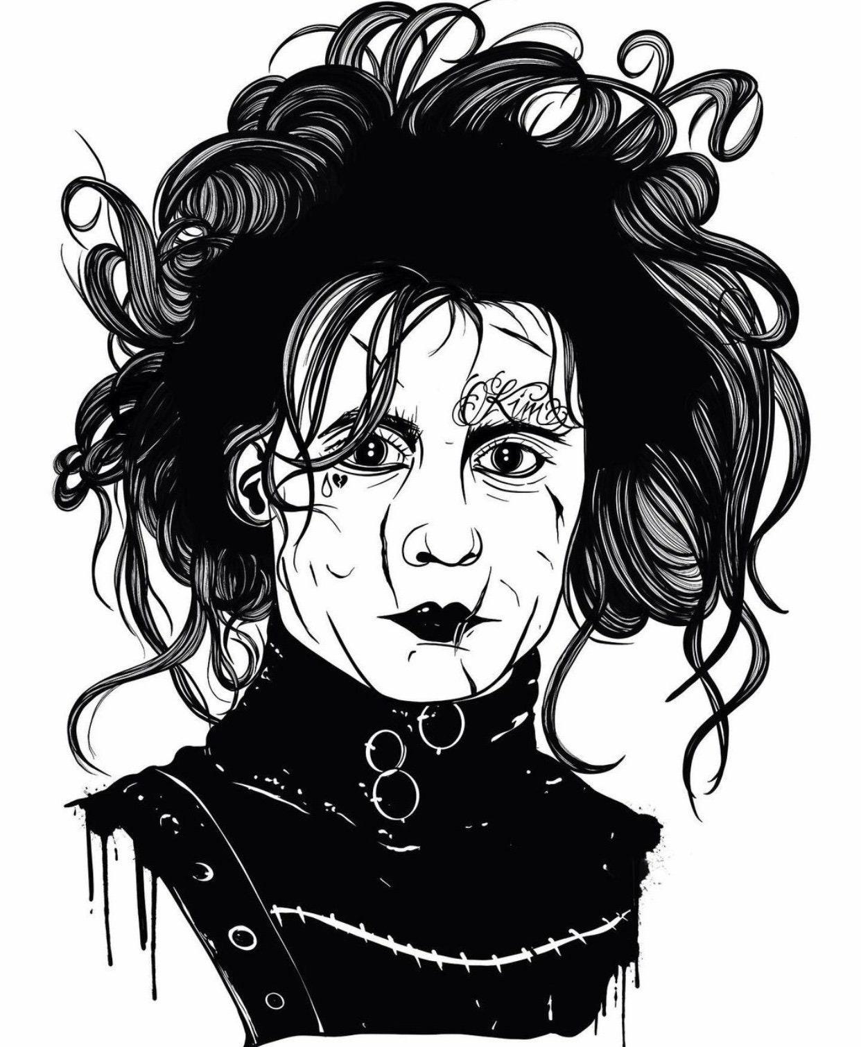 Edward Scissorhands 8x10 Print | Etsy