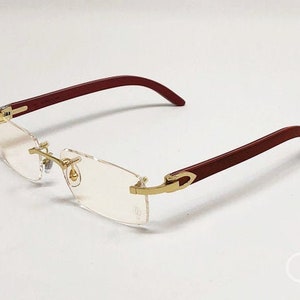 clear frame cartier glasses