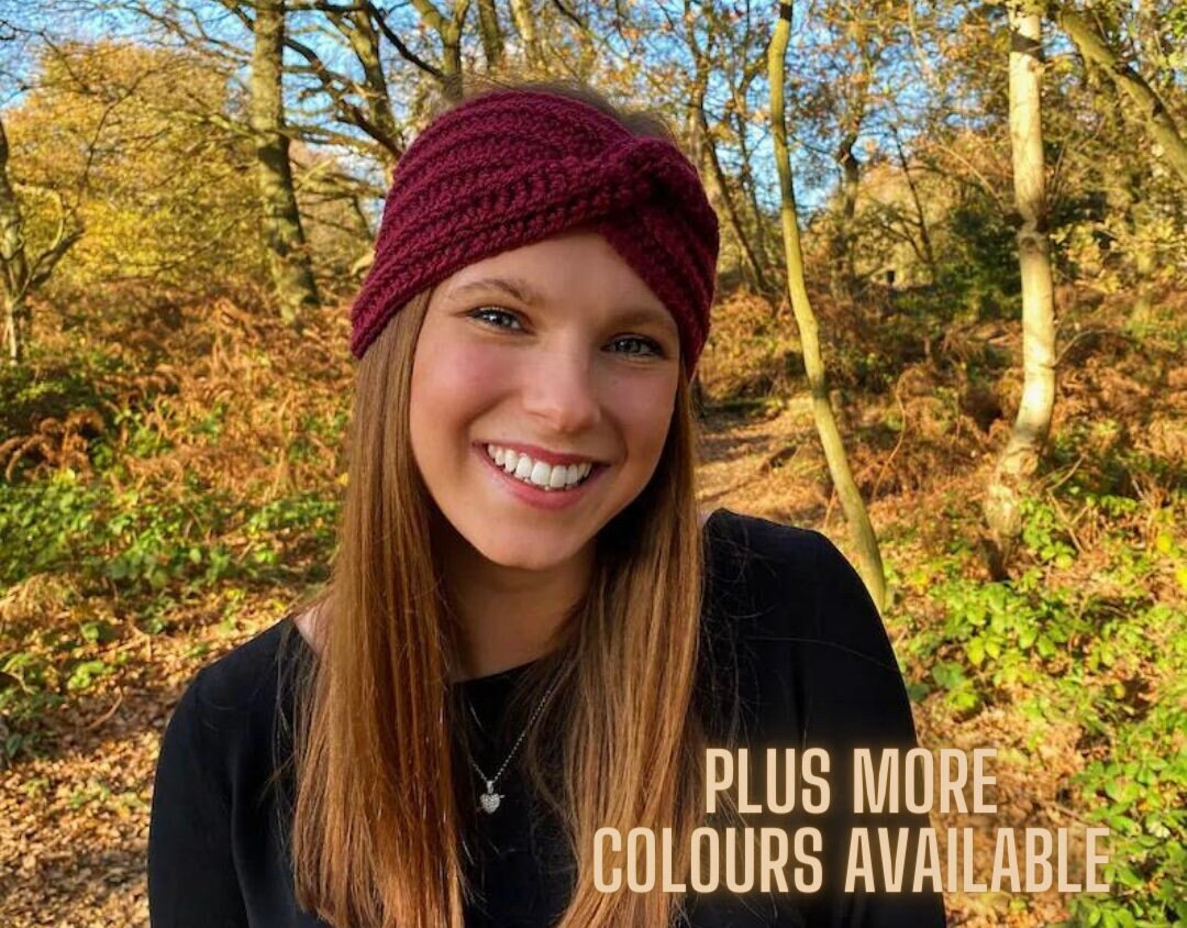 Knitted Ladies Headband Etsy UK