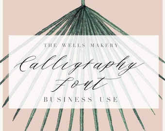 Calligraphy Font for Business Use