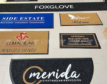 Custom Logo Doormat, Personalized Business Entrance Mat