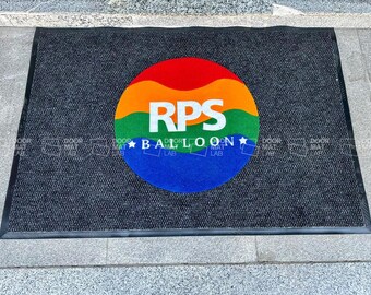 Custom Logo Doormat, Personalized Entry Rug, Business Gift