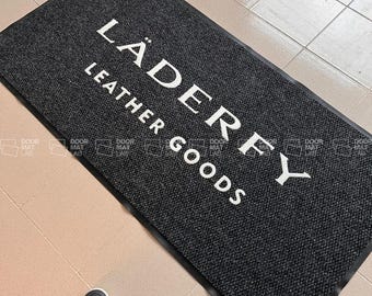 Custom Logo Door Mat for Business – Laser Cut Welcome Mat