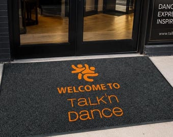 Custom Logo Doormat, Non-Slip Indoor Outdoor Mat