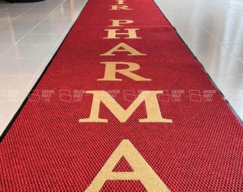 Custom Logo Doormat, Personalized Business Mat, Entry Rug