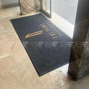 Indoor/Outdoor Logo Doormat, Durable Doormat, Non-Slip, Durable Mat, Personalized Doormat, Company Logo Doormat, Company Rug, Doormat