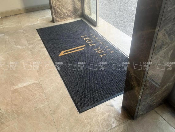 Indoor/Outdoor Logo Doormat, Durable Doormat, Non-Slip, Durable Mat, Personalized Doormat, Company Logo Doormat, Company Rug, Doormat