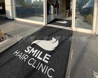 Personalizable Mat, Custom Mat, Indoor Outdoor Mat, More Sizes, Logo Mat, Business Mat, Workplace Mat, Non-Slip , Corporate Logo Mat