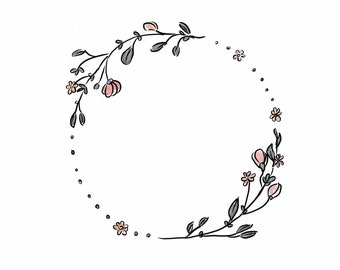 Free Free 340 Half Flower Wreath Svg SVG PNG EPS DXF File