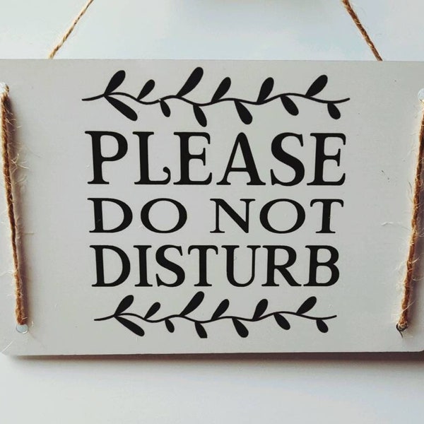 Please do not disturb Metal Sign