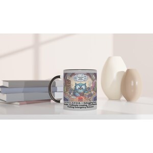 D.E.V.E.L.O.P.E.R. – Debug di ogni variabile, loop senza fine, pensiero eccessivo, rilascio di rilasci di emergenza Tazza immagine 5