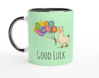 Personalised Good Luck Mug • “Good Luck” • Simple Encouragement Gift • New Job, Exam, Promotion Mug