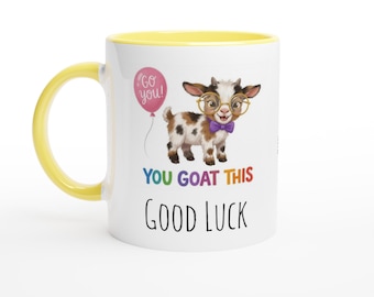Personalised Good Luck Mug • “Good Luck” • Simple Encouragement Gift • New Job, Exam, Promotion Mug