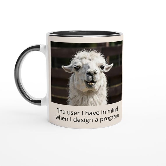 Lustiges IT Support Geschenk – Tech Helpdesk Kaffeetasse – Programmierer Humor – Benutzerfehler Scherztasse