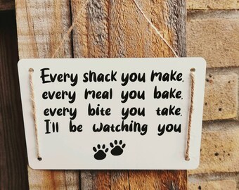 Funny Dog Metal Sign