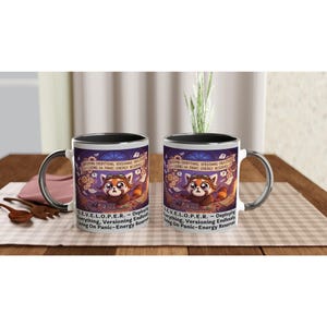 D.E.V.E.L.O.P.E.R. – Implantando Tudo, Versionando Infinitamente, Vivendo de Reservas de Energia de Pânico – Caneca imagem 5