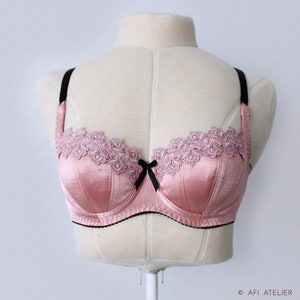 Afi Exquisite Bra Lingerie Sewing Pattern Package 4 Sizes Instant PDF Download Afi Atelier image 4