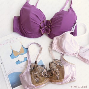 The Butterfly ADD ON for the Afi Exquisite Bra Lingerie Sewing Pattern Package 1 Sizes Instant PDF Download Afi Atelier image 10