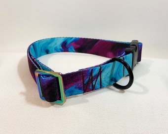 Galactic Print Dog Collar (con pañuelo opcional)