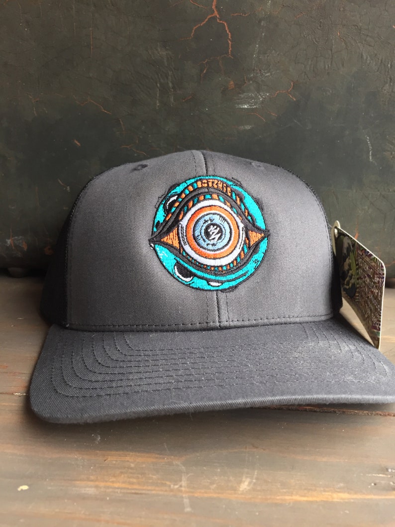 5-Panel Eye-Moon Snapback Hat w free mask