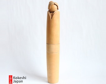 Vintage Creative Kokeshi Doll by Award Winning Master Shido Shozan (46cm/18.1 inches) Free Shipping