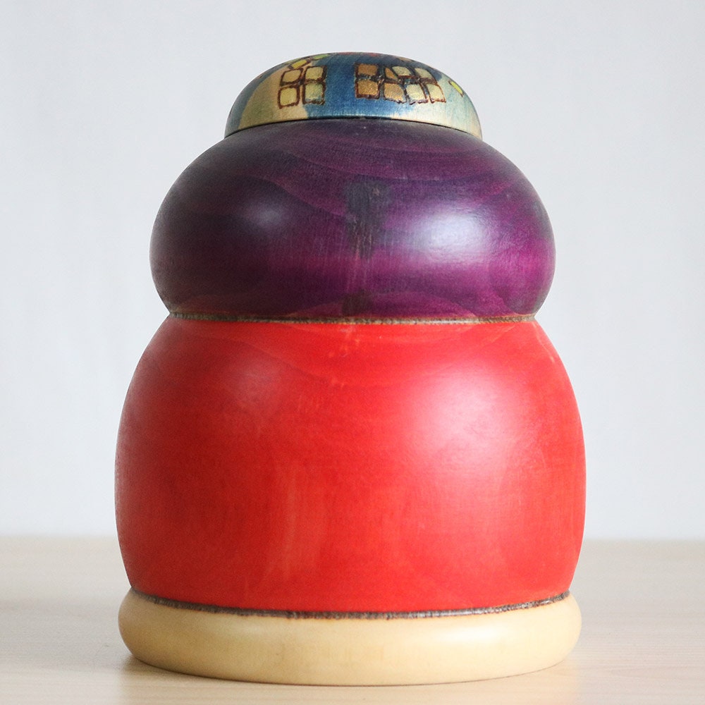 【特別訳あり特価】 関口三作作 ヴィンテージ創作こけし 17cm/6.7インチ 送料無料 工芸品