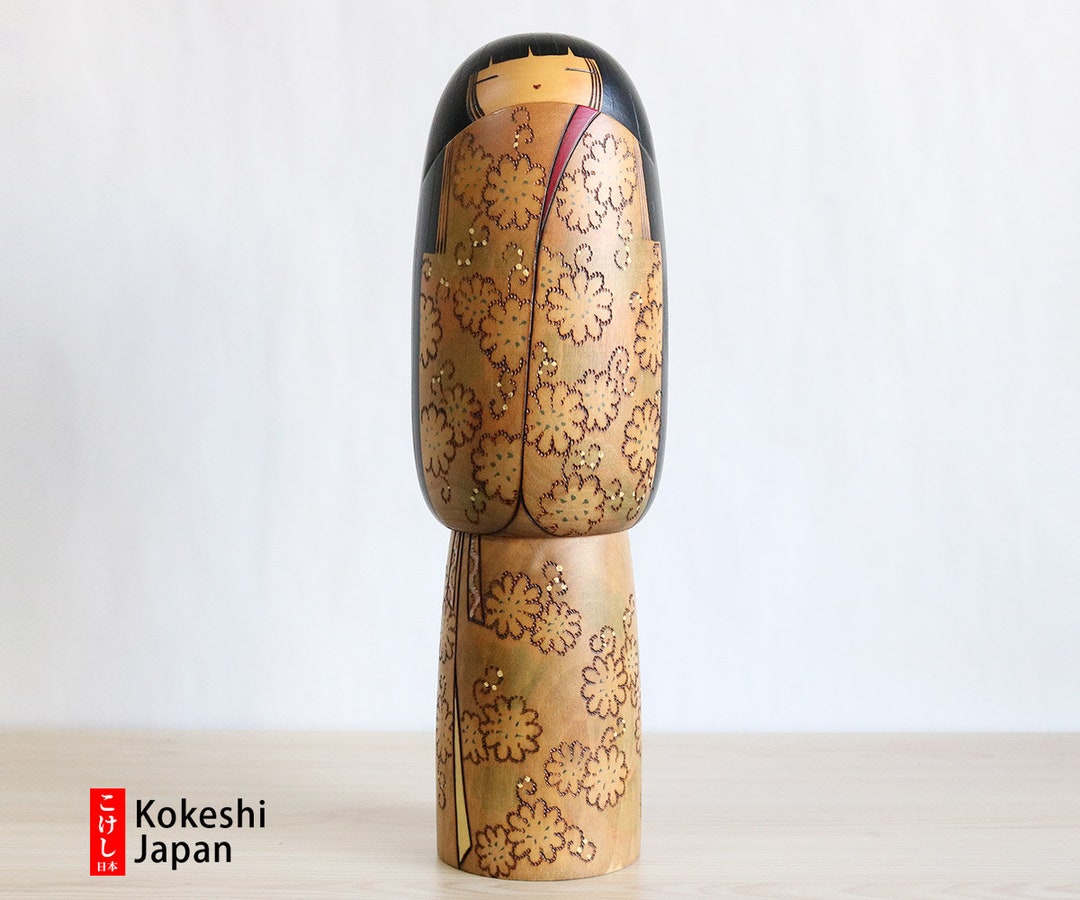 Tall Vintage Kokeshi Doll by Kobayashi Inosuke 40cm/15.7 Etsy