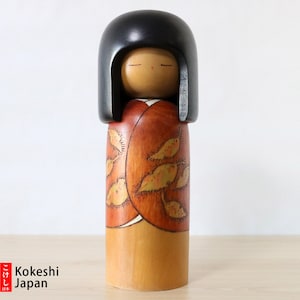 Kokeshi Doll Vintage Creative by Master Kunio Miyagawa (31cm/12.4 inches) Free Shipping