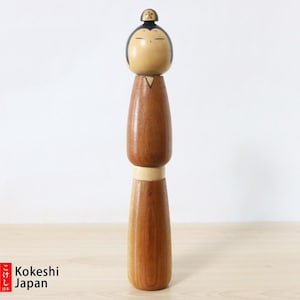 Issetsu Kuribayashi Vintage Kokeshi Doll - Hatsukari (35cm/13.7 inches) Free Shipping