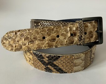 3589 Genuine Python Snake Skin Handmade Belt 46\