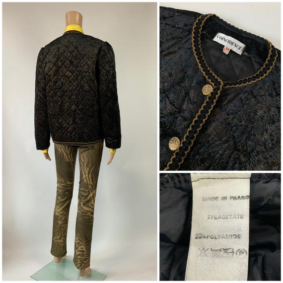 Velvet Quilted Jacket | Chocolate main image 0