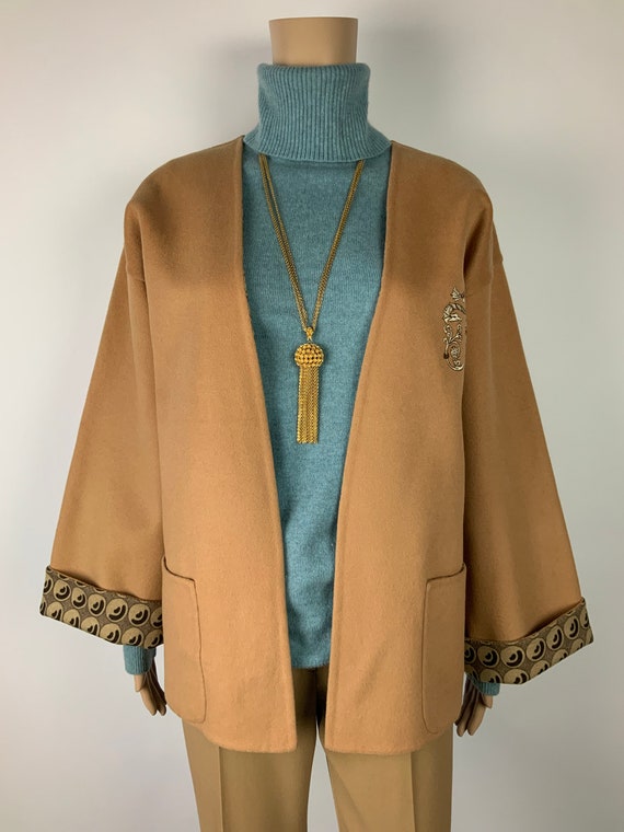 JESURUM 1970's Vintage Luxury Angora Wool Jacket … - image 9
