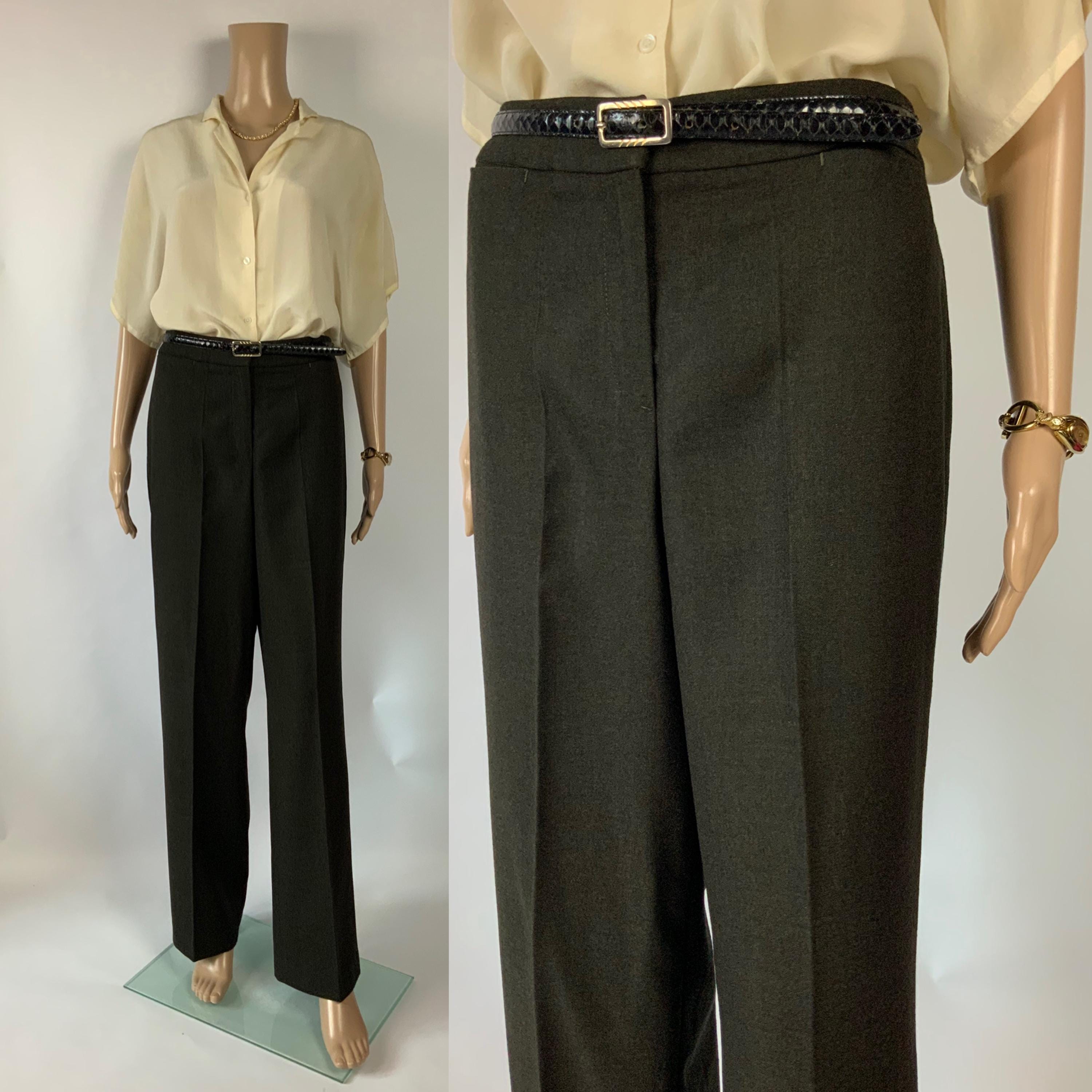 パンツ 80s vintage Giorgio Armani wool slacks boheme-vintage-1980s-giorgio-