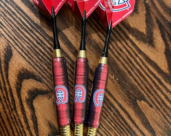 Handcrafted Montreal canadiens darts