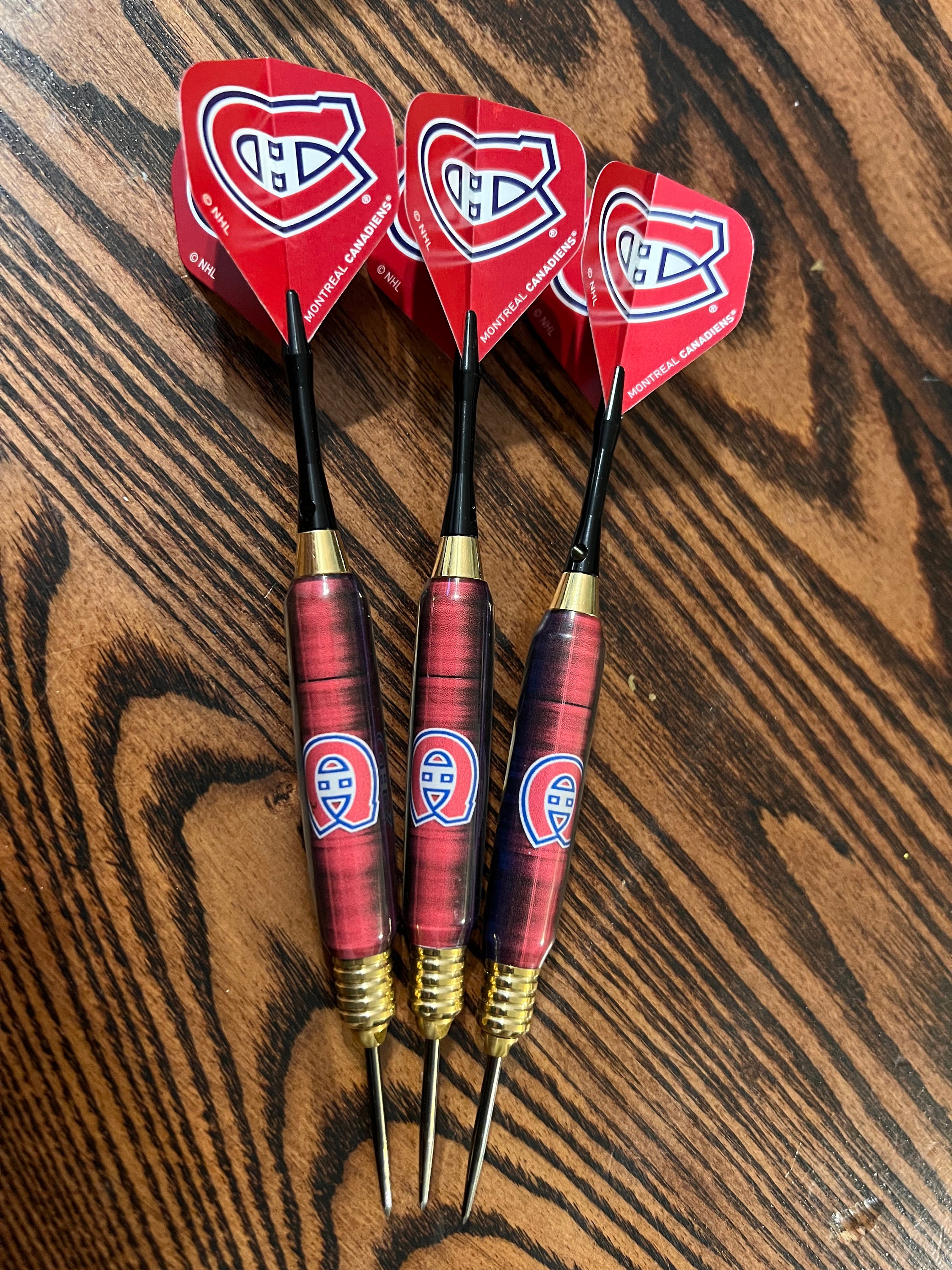 Handcrafted Montreal Canadiens Darts Etsy