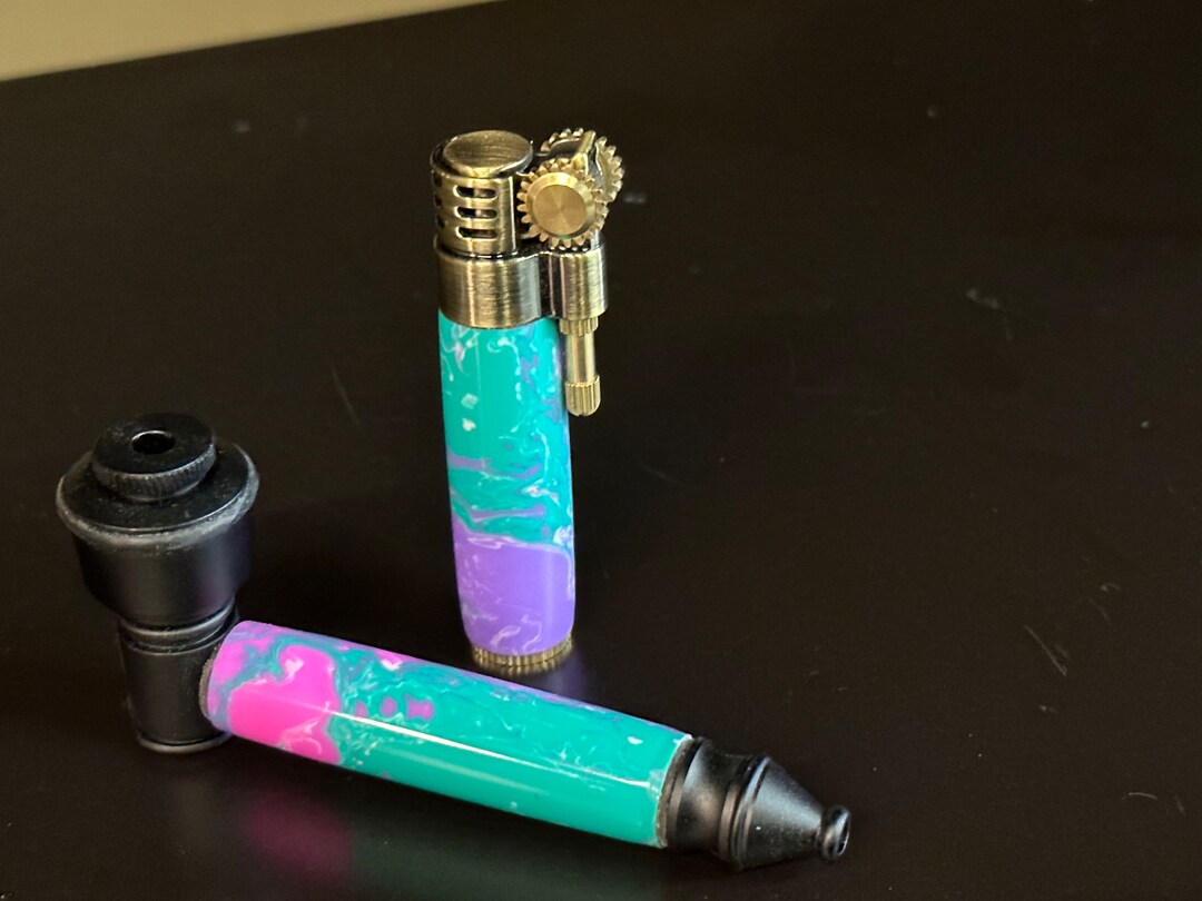Lighter and Pipe Combo Etsy