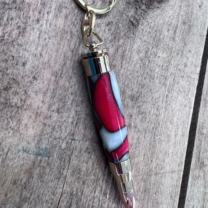 Handcrafted bullet keychain