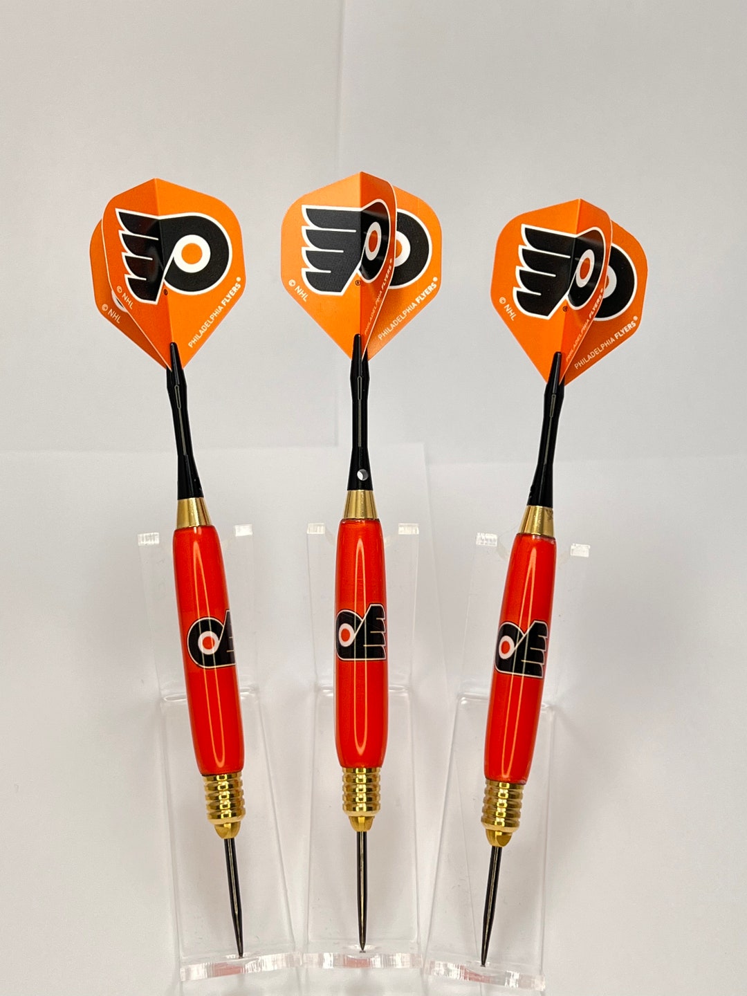 Handcrafted Philadelphia Flyers Darts Etsy