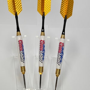 Handcrafted Coors light darts