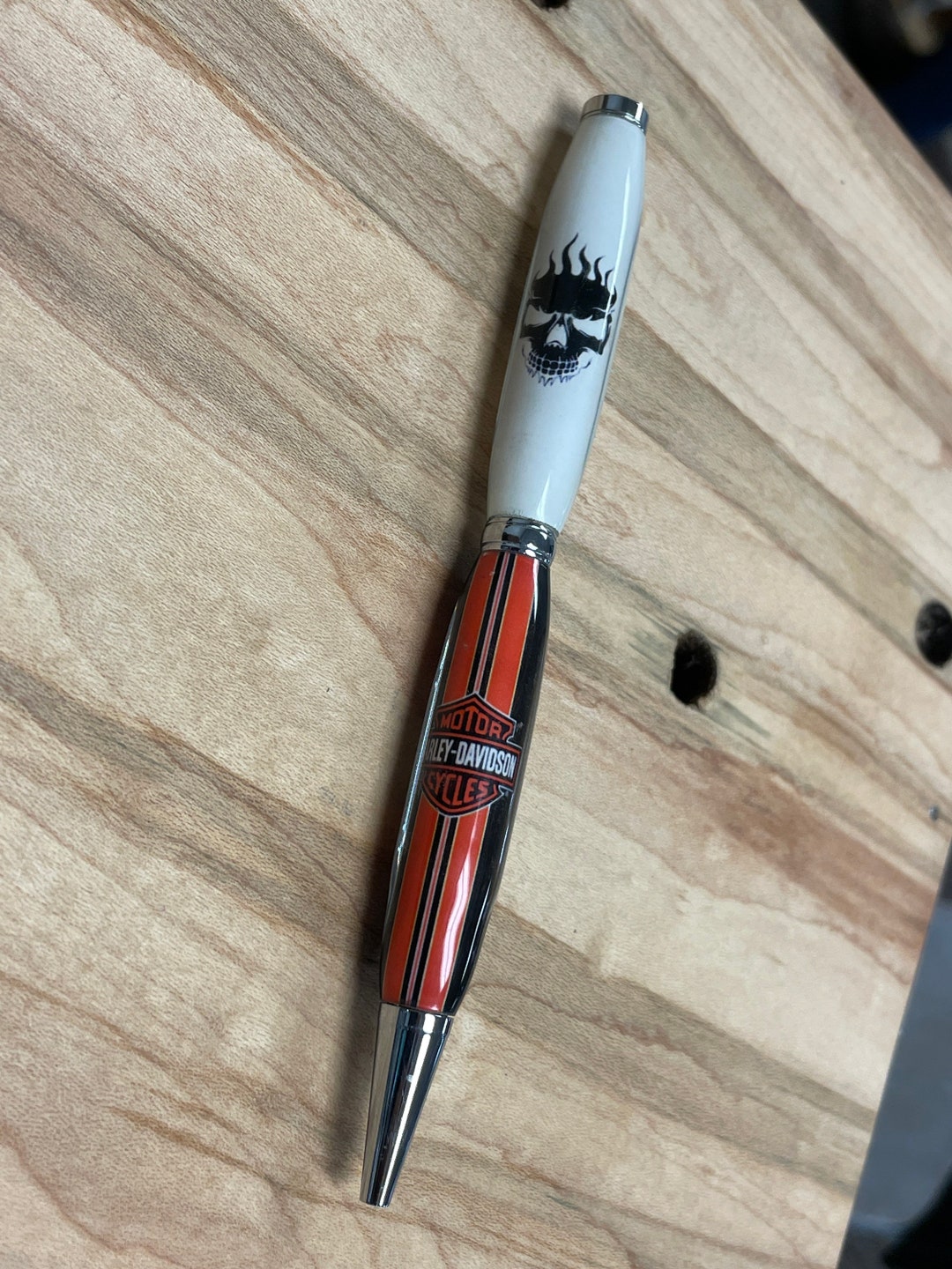 Handcrafted Unique Harley Davidson Pen Etsy