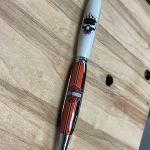 Bolígrafo Harley Davidson único y hecho a mano