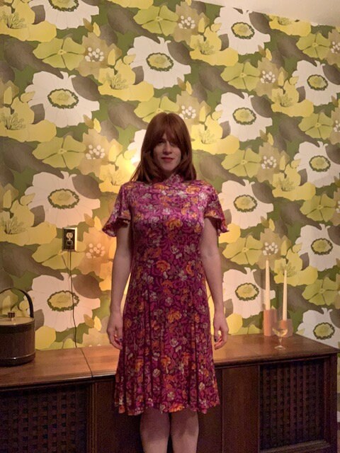 Floral Velvet Dress - Etsy Floral Velvet Dress - Etsy