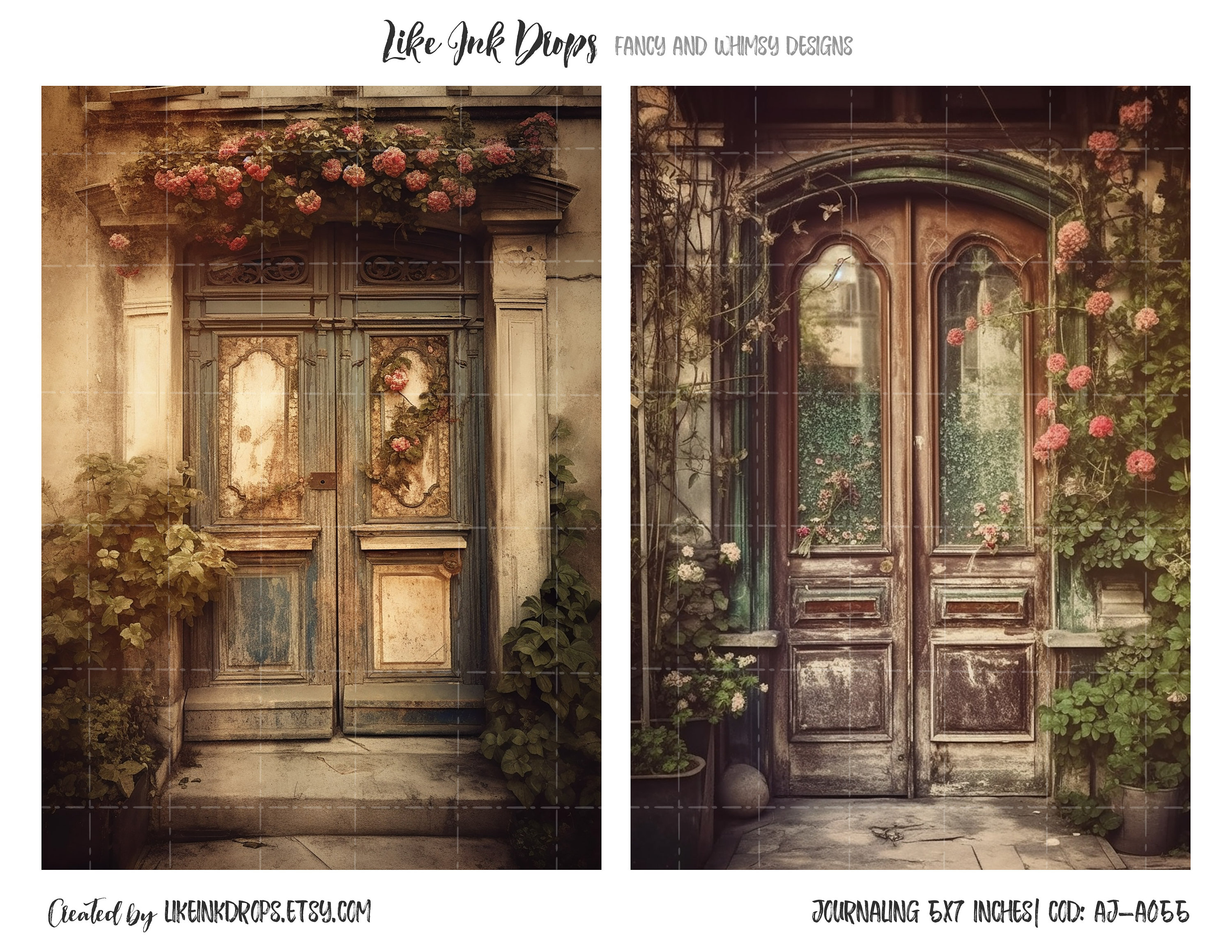 Collection for Junk Journal: Printable Victorian Atc and Journaling ...
