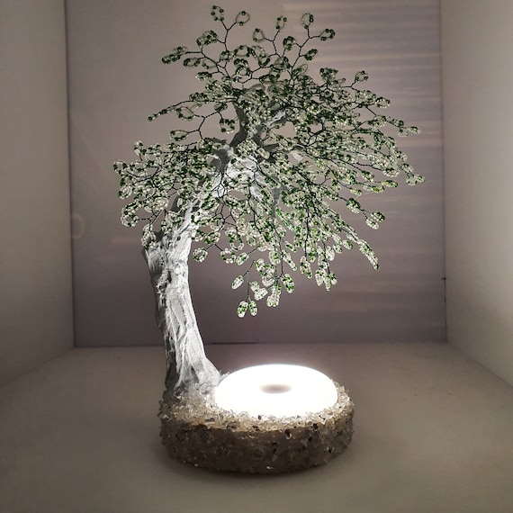 FOOING Lampe de lumière d'arbre Brindille Bonsai Tree Lampes de