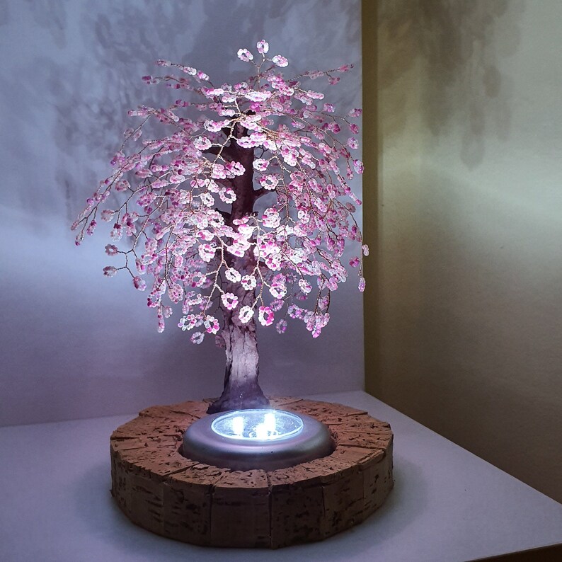 Cherry blossom centerpiece /Cherry blossom tree lamp /Cherry Etsy
