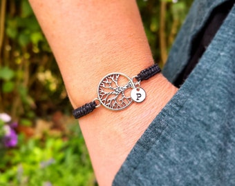 Tree of Life Bracelet Tree Charm Bracelet Sacred Tree Gift Family tree charm bracelet spiritual gift yoga bracelet yoga friendship gift
